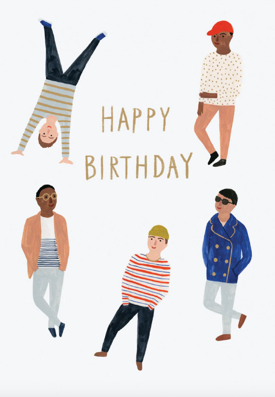Men´s Birthday Card von Roger La Borde