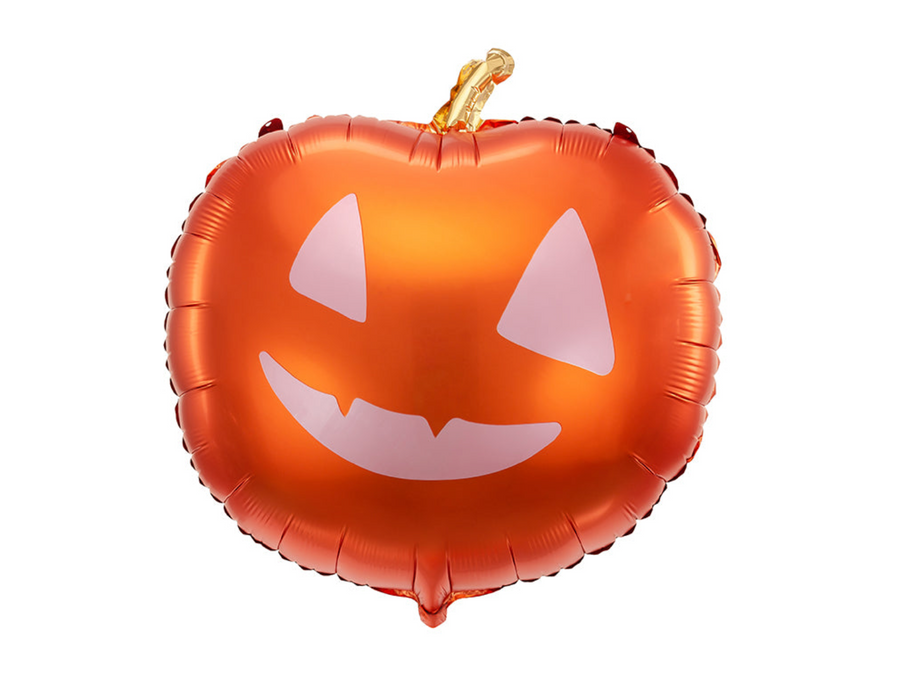 Folienballon lachernder Kürbis für Halloween