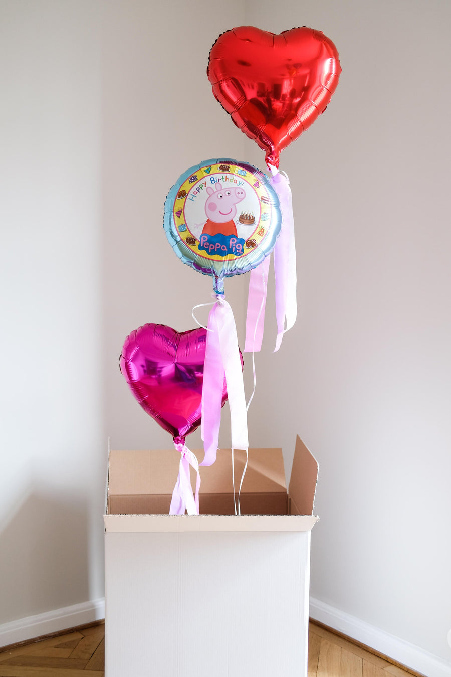 Happy Birthday Peppa Wutz 3-er Ballonset