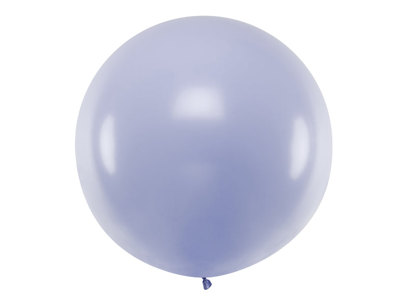 1 METER Jumbo Ballon in Pastell Lila