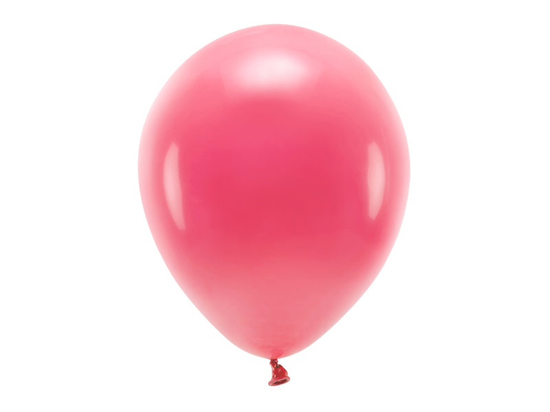 Eco Ballons Pastell helles Rot 10-er Set