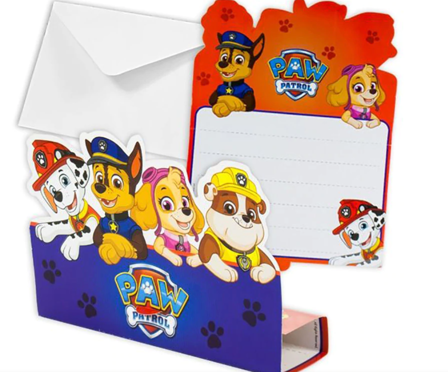 30 Paw Patrol Geburtstagseinladungen – Zum Ausfüllen Im Postkartenformat