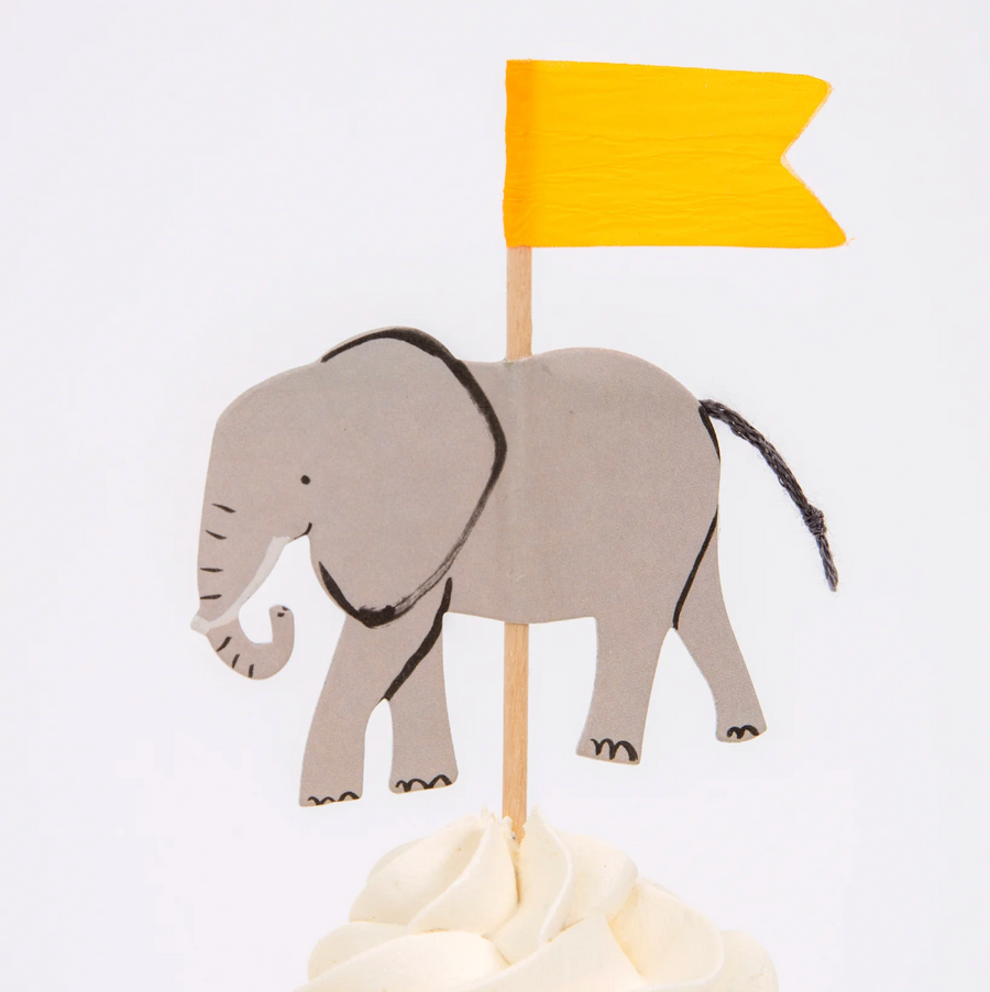 Meri Meri Großpackung Safari-Servietten – 20 Bunte Tier-Servietten Für Kinderparty & Dschungel-Fest Meri Meri Safariservietten