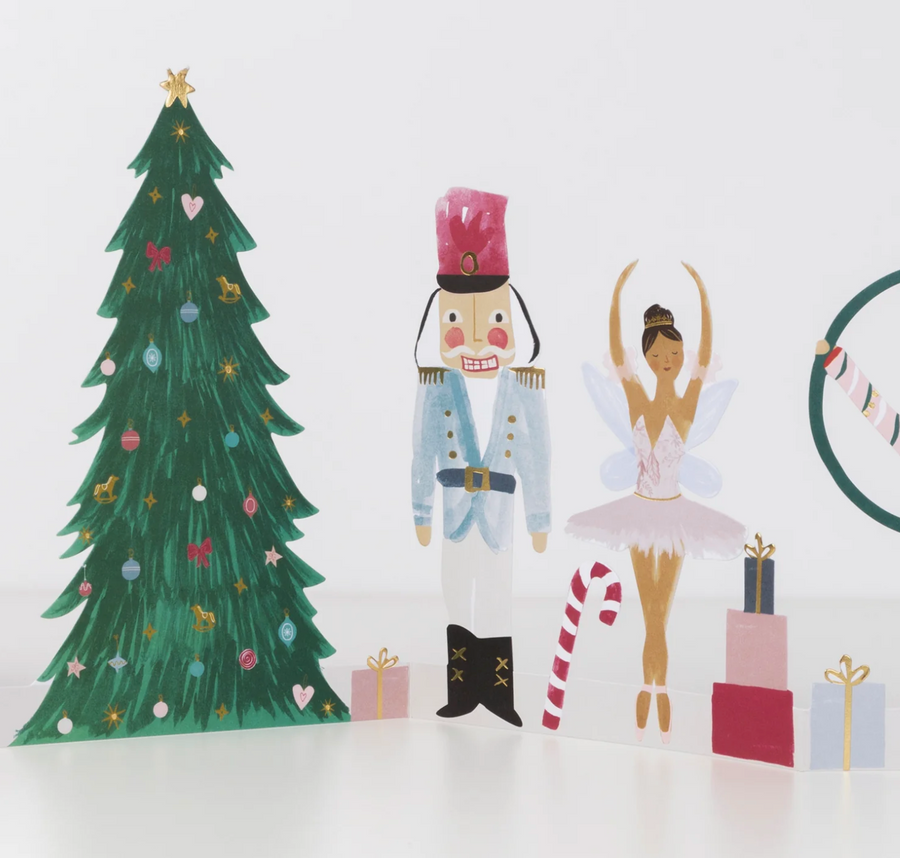 Meri Meri Nussknacker 3D Weihnachtskarte