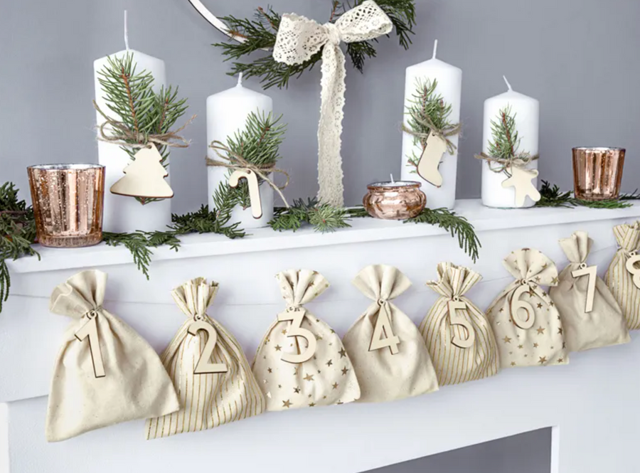 Christmas advent calendar bags hotsell