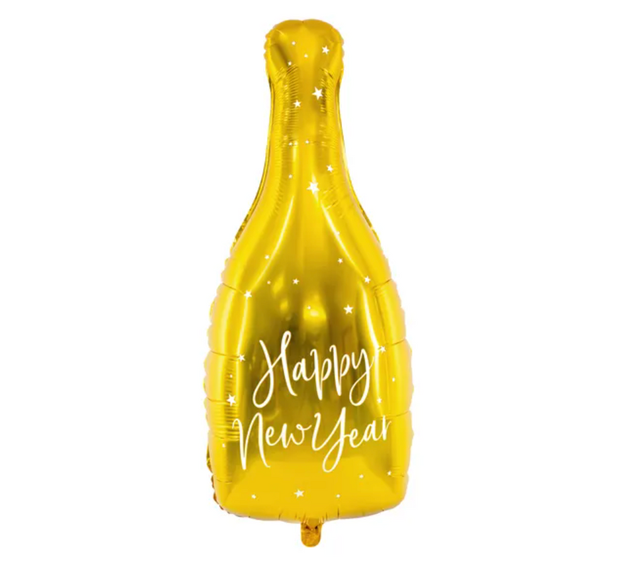 Foil balloon bottle - Happy New Year 