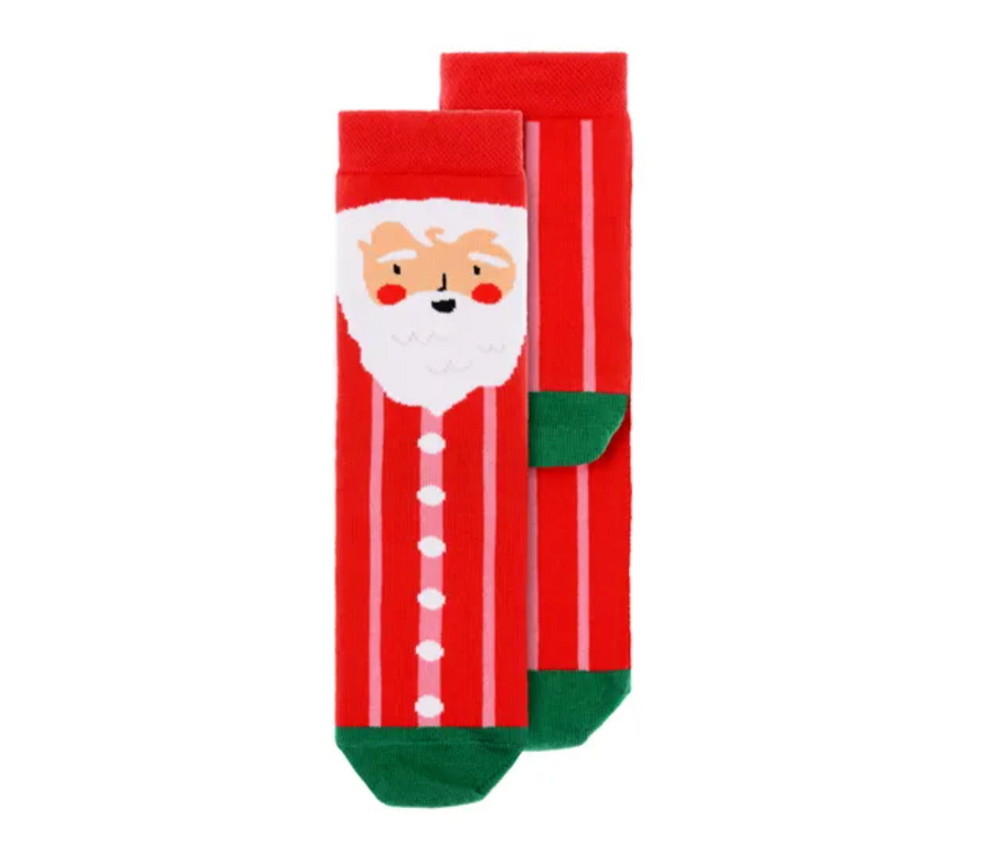 Weihnachtsmann-Socken Gr.27-34