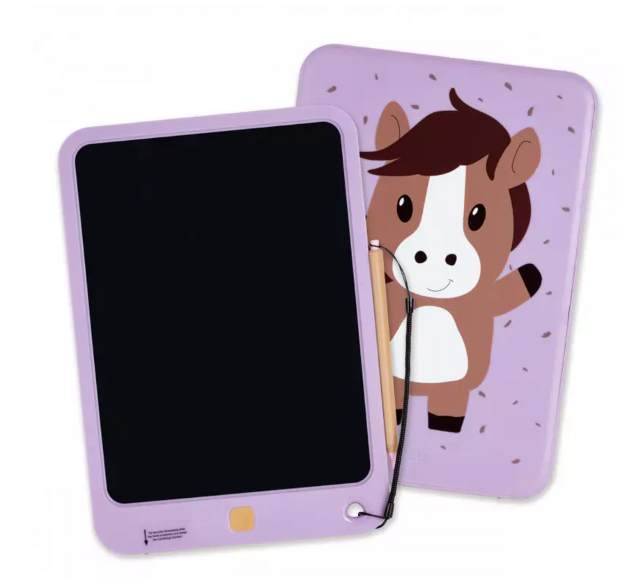 LCD magic painting board for children pony pad 