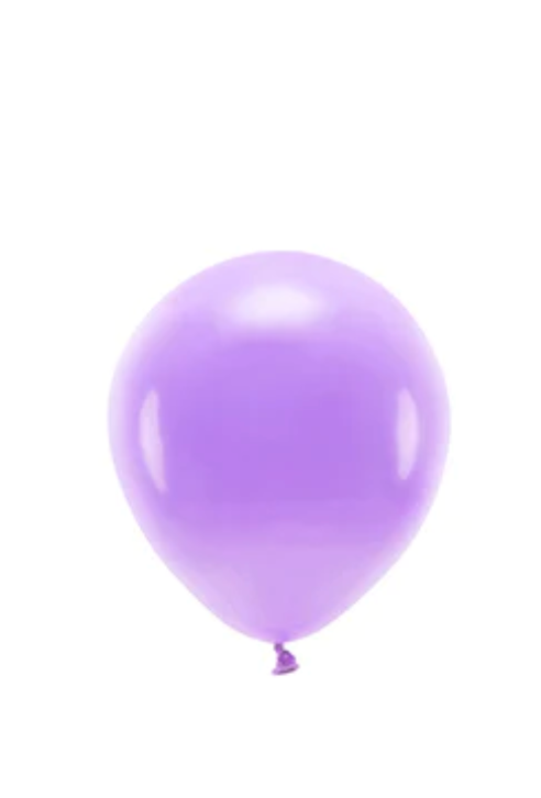 Naturballons: Eco Ballon Mix – 10-er Set LILA Naturballons für die Geburtstagsparty!