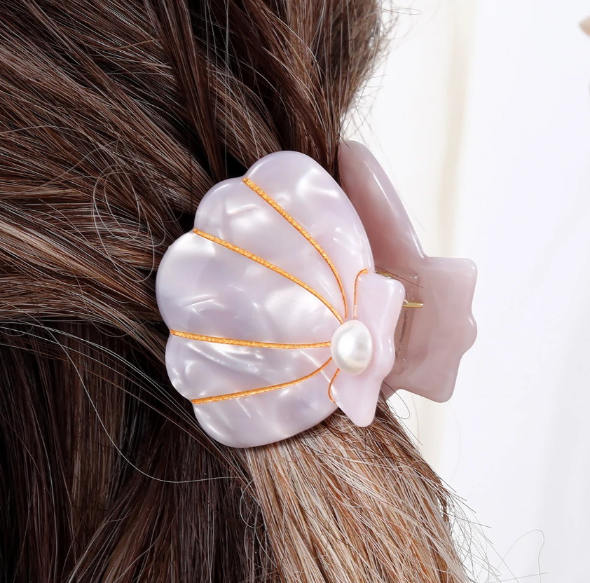Hair Clip Seashell