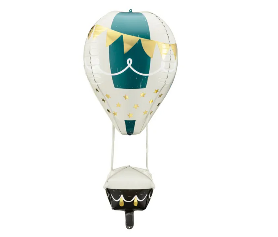 Heißluftballon Folienballon in 4D 36x110 cm