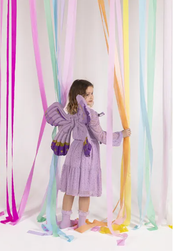Folienballon Schmetterlingsflügel 102 x 50 cm Lila