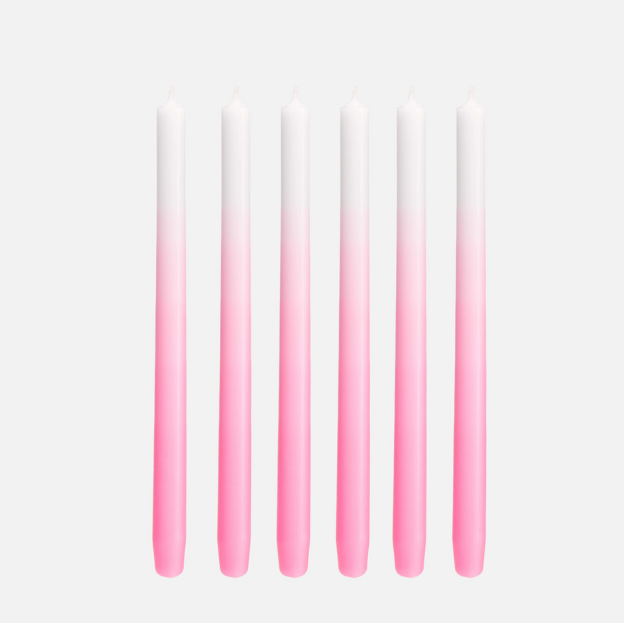 XXL Candles  Dip Dye Hot Pink Länge 35cm