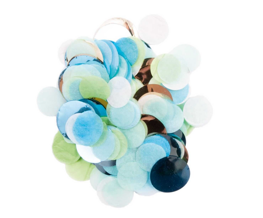 Konfetti blau-grün Mix 20g