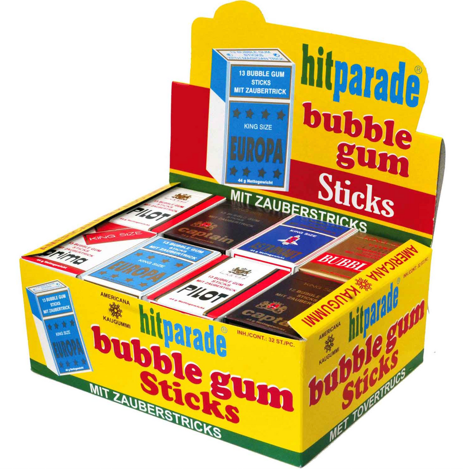 Hitparade Bubble Gum Sticks