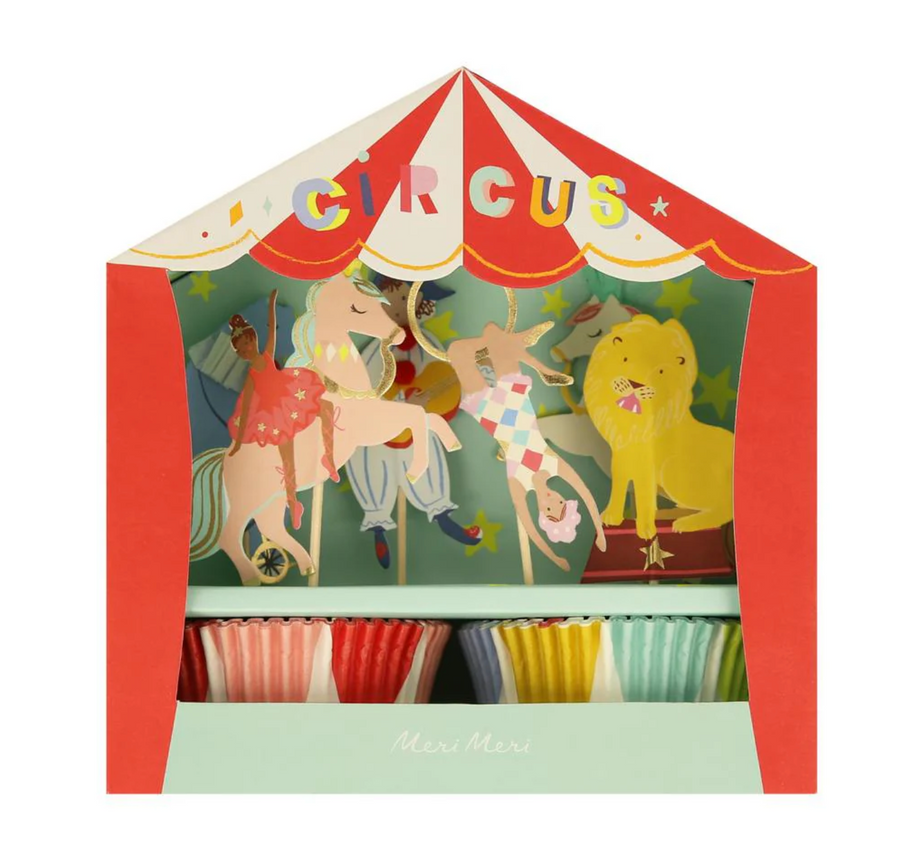 Meri Meri Circus Cupcake Set for 24 muffins