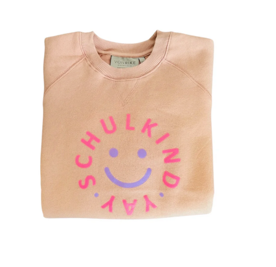 Von Rike: YAY Schulkind Sweatshirt Rosa