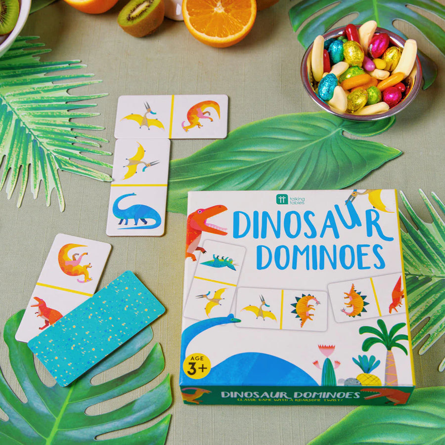 Interaktives Dinosaurier Domino - Spiel