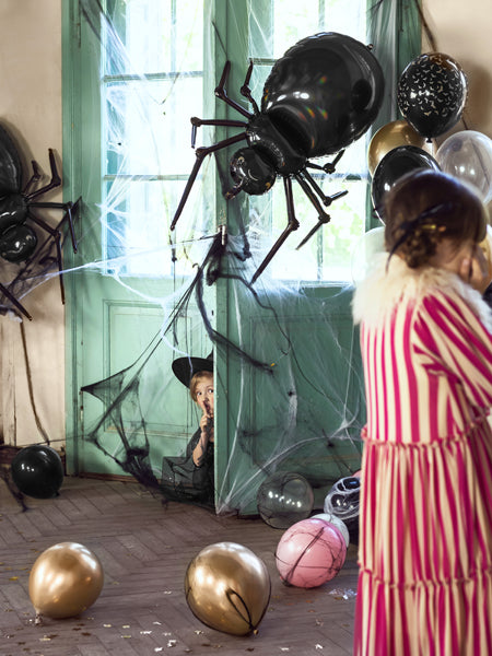 Folienballon  große Spinne, 60x101cm, schwarz