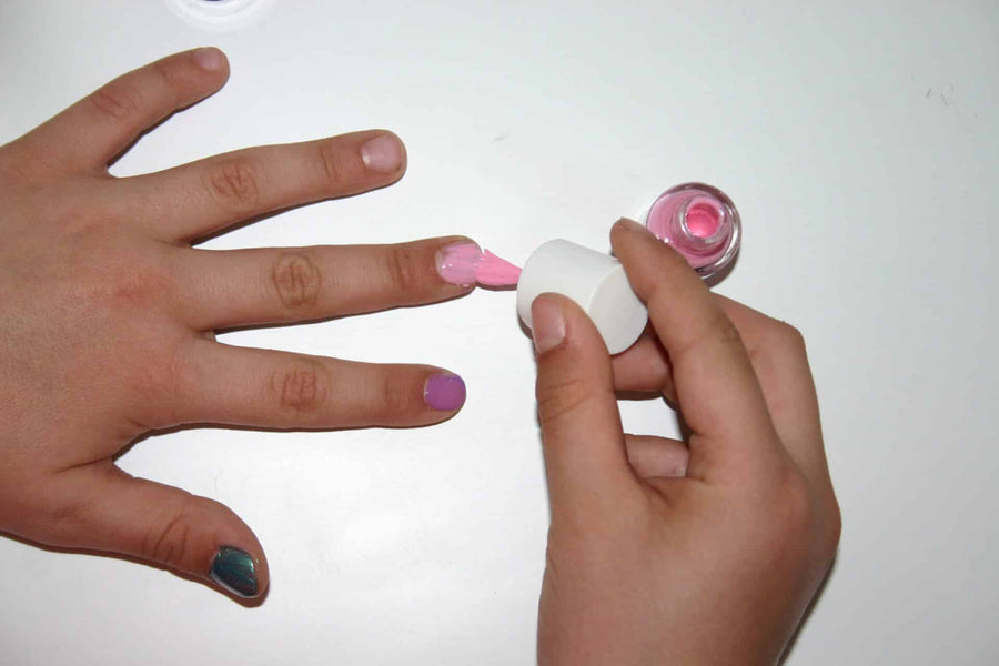 Children's nail polish elf pink - washable 