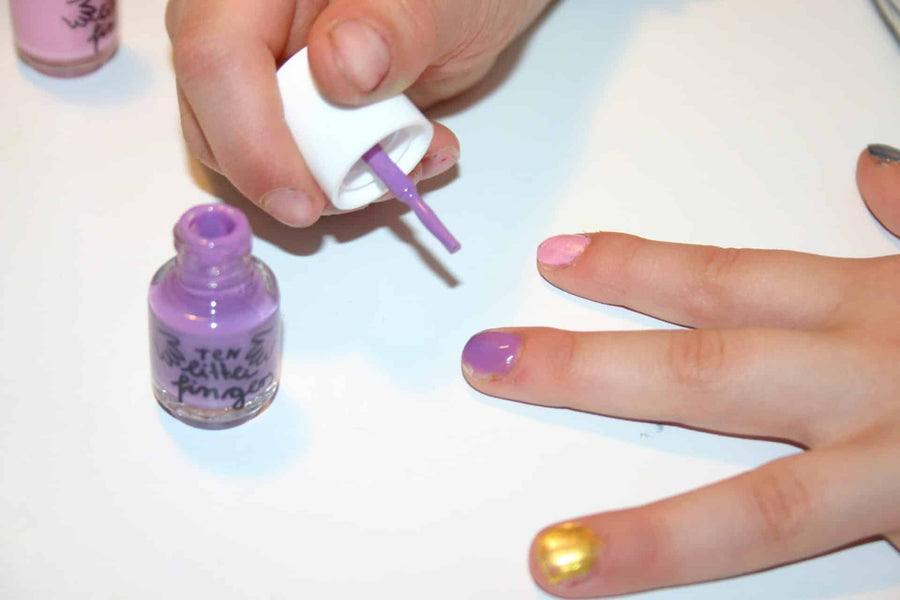 Children's nail polish fairy purple - washable