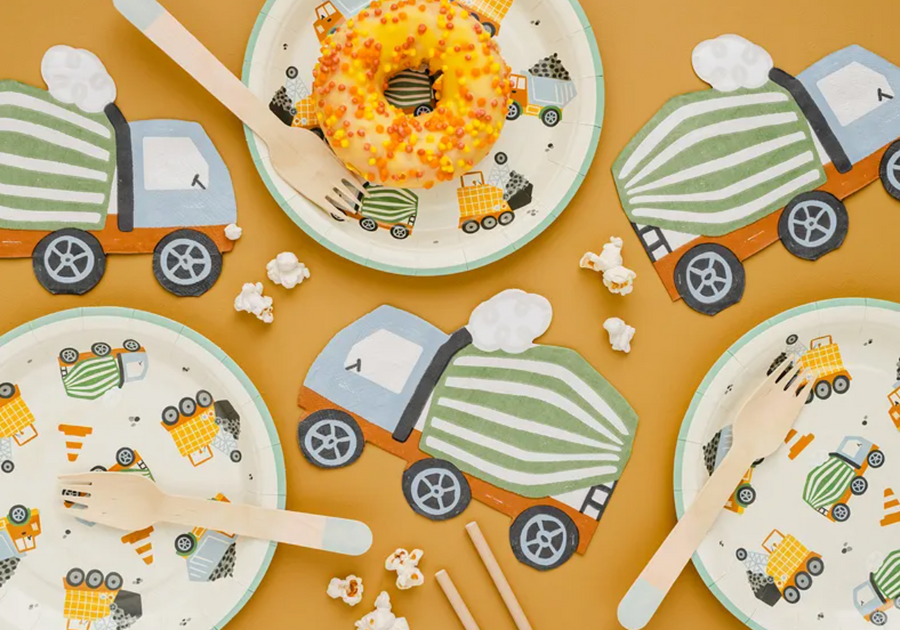 Kindergeburtstag_Baustelle_Deko_Set_mit_Betonmischer