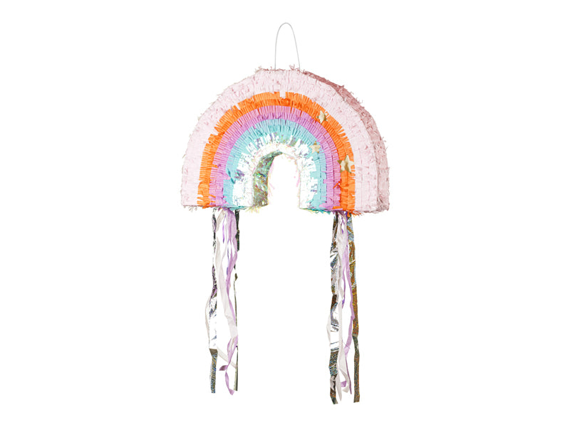 Kindergeburtstag Einhorn Set mit Regenbogen Pinata