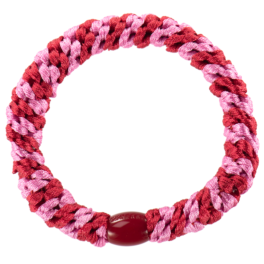 KKnekki Red-Bubblegum Stripe Haargummi