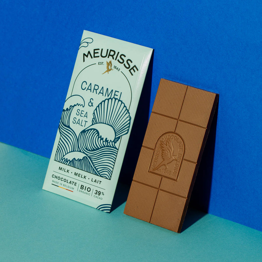Meurisse – Fair Trade Milchschokolade mit Karamell und Meersalz aus Papua Neuginea
