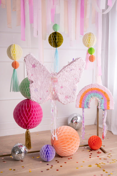 Faltbare Pinata - Regenbogen, 50x33x10 cm