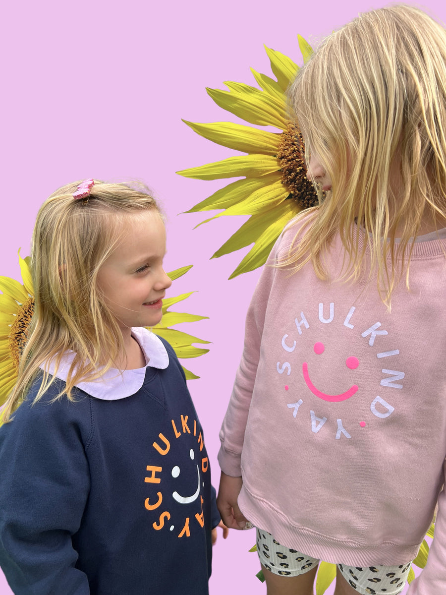 Von Rike: YAY Schulkind Sweatshirt Dunkelblau