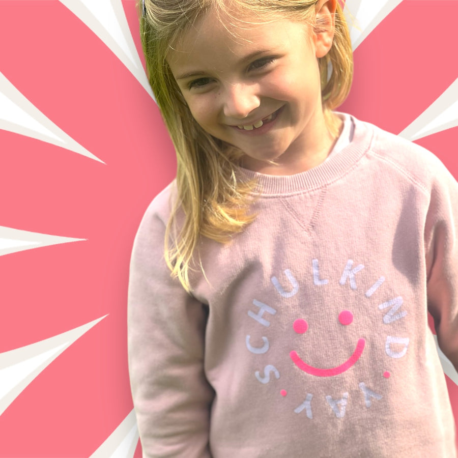Von Rike: YAY Schulkind Sweatshirt Rosa