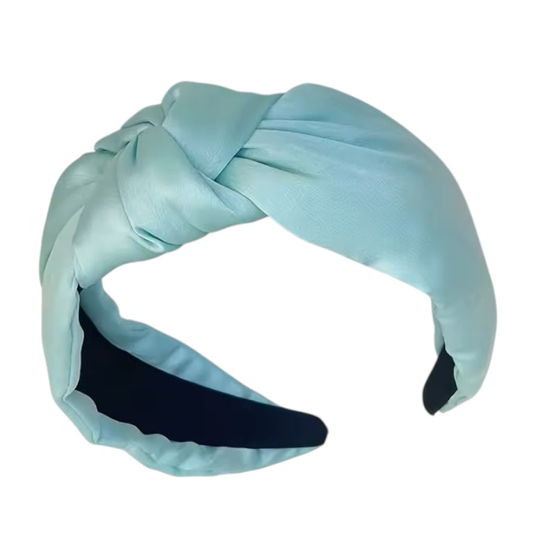 Haarreif aus Satin mit Knotendetail