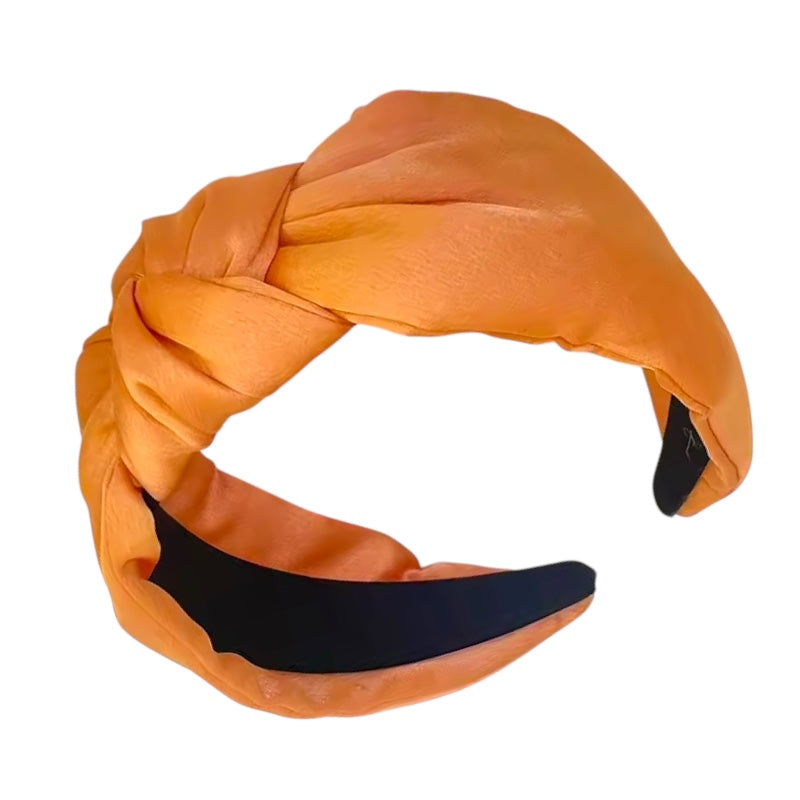 Haarreif aus Satin mit Knotendetail