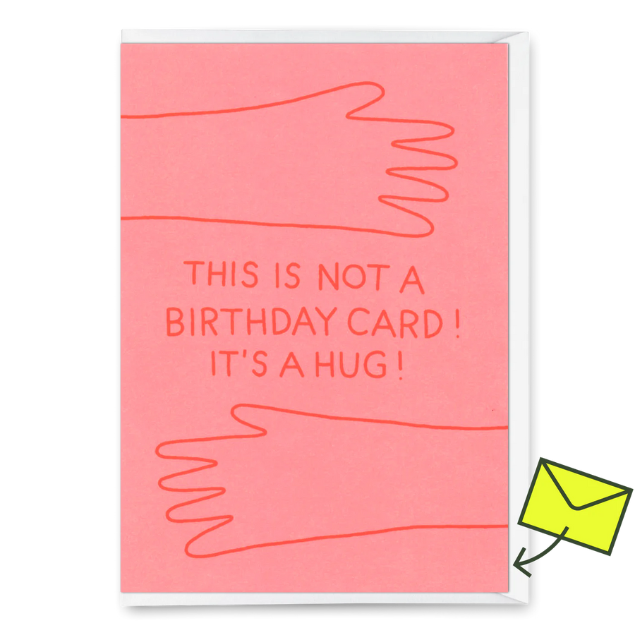 Grußkarte "It´s a hug" | Schöne Klappkarte zum Geburtstag