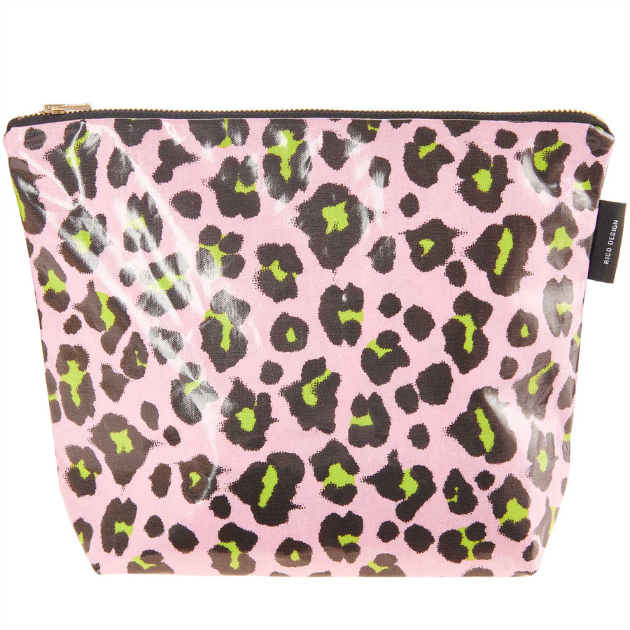 Kosmetiktasche Acid Leo groß, rosa