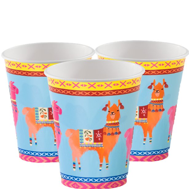 8 llama cups