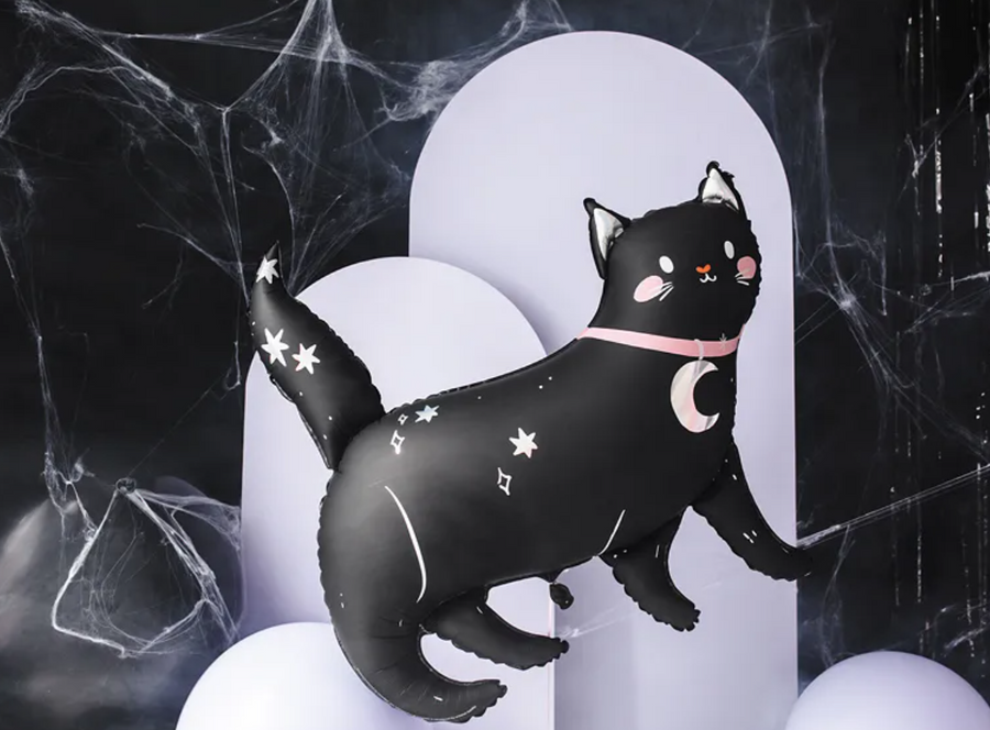 Foil balloon black cat
