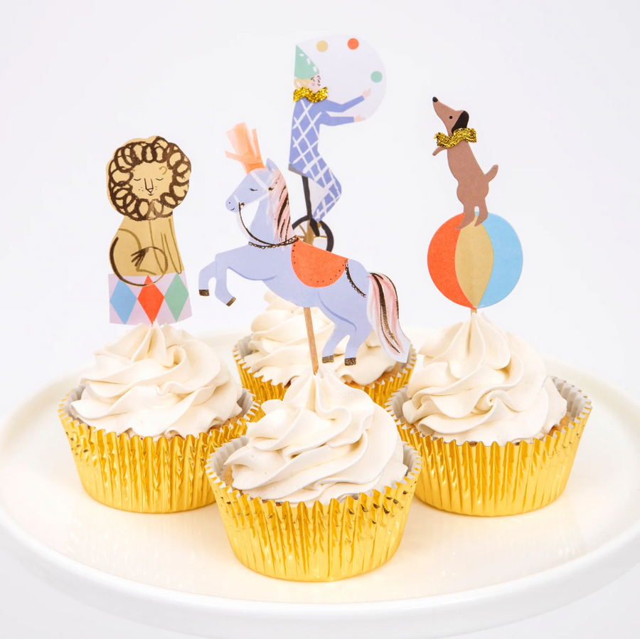 Meri Meri Zirkus Cupcake Set für 24 Muffins