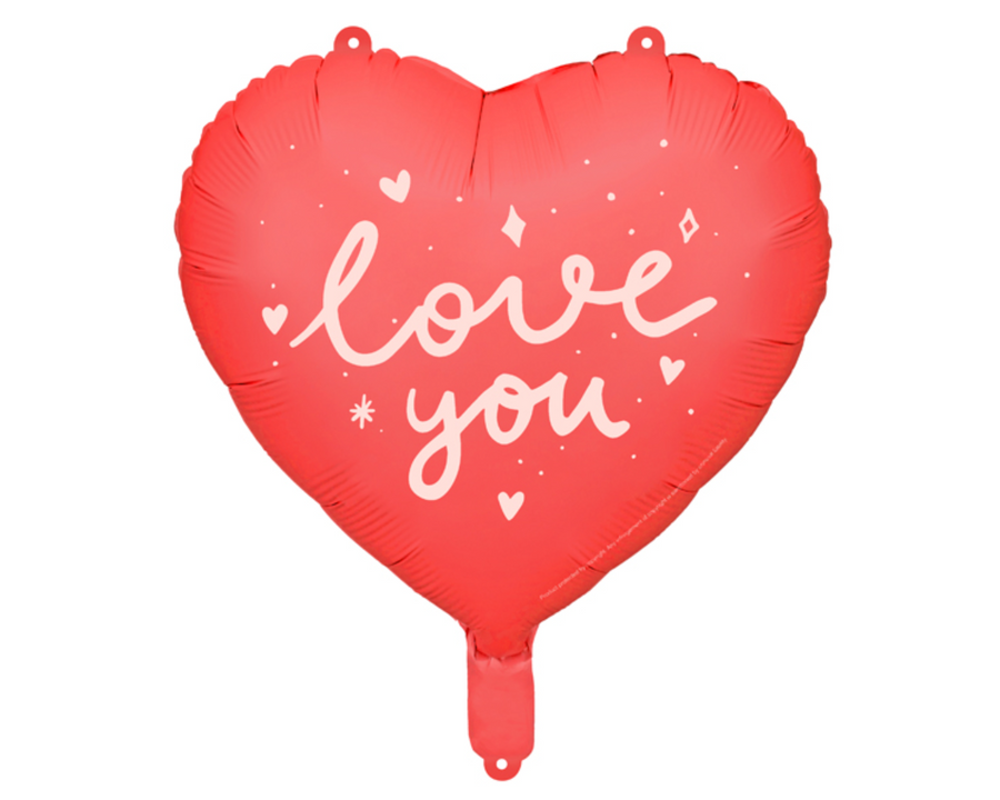 Folienballon Herz ''I love you'