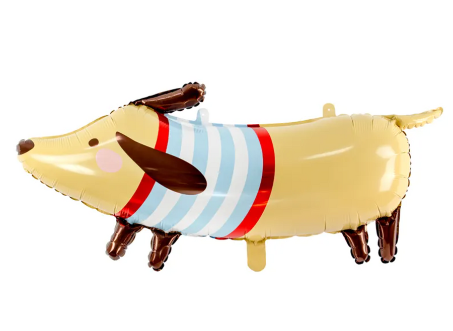 Foil balloon dachshund, 96x58cm