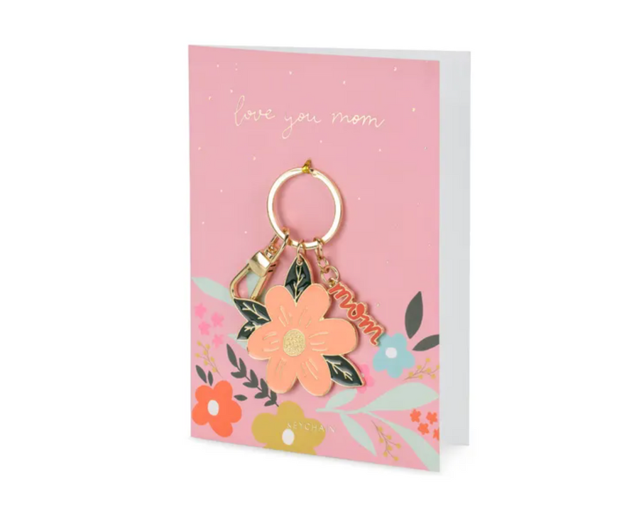 Card for the best mom - with key ring