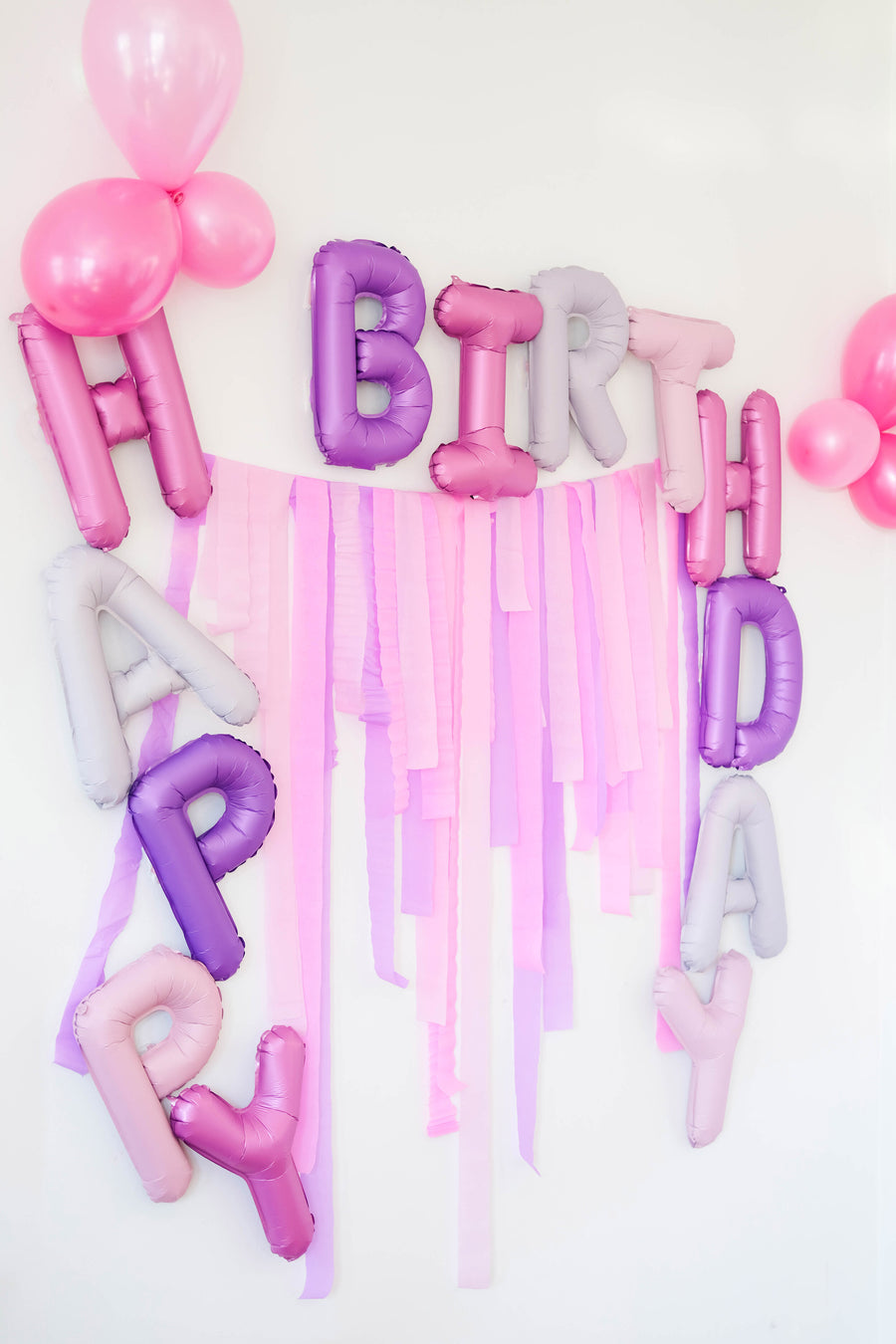Happy Birthday Party Box Pink/Lila