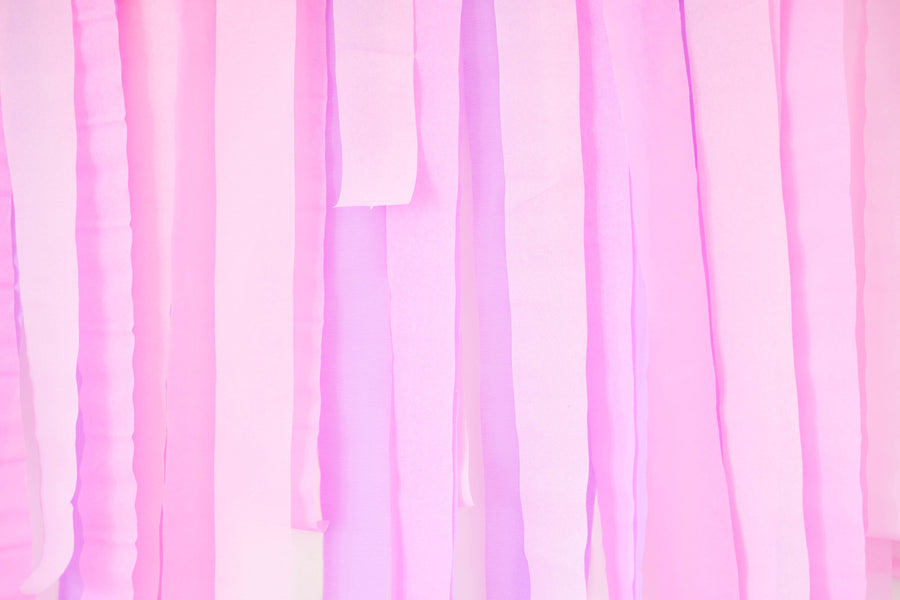 Streamer garland pink/pink/purple