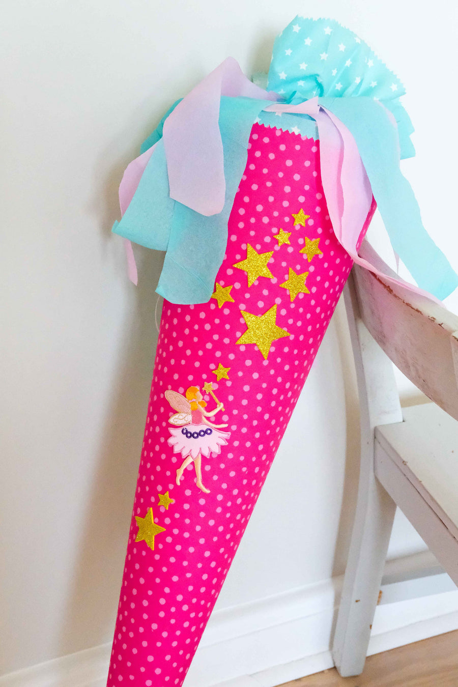 Fabric school bag star fairy 70cm
