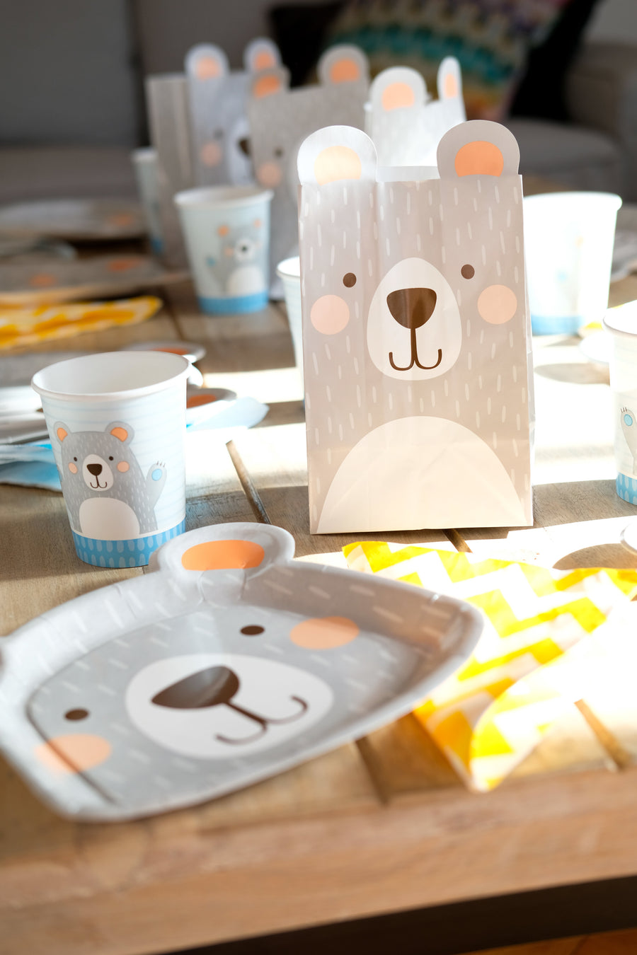 Birthday Bär Box - Partydeko Set für Kleinkinder