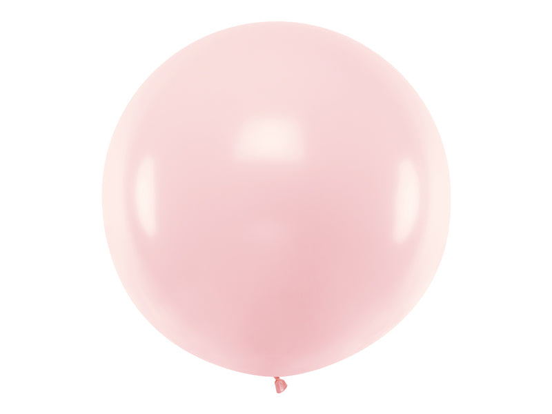 1 METER Jumbo Ballon in Hell Pastell Pink