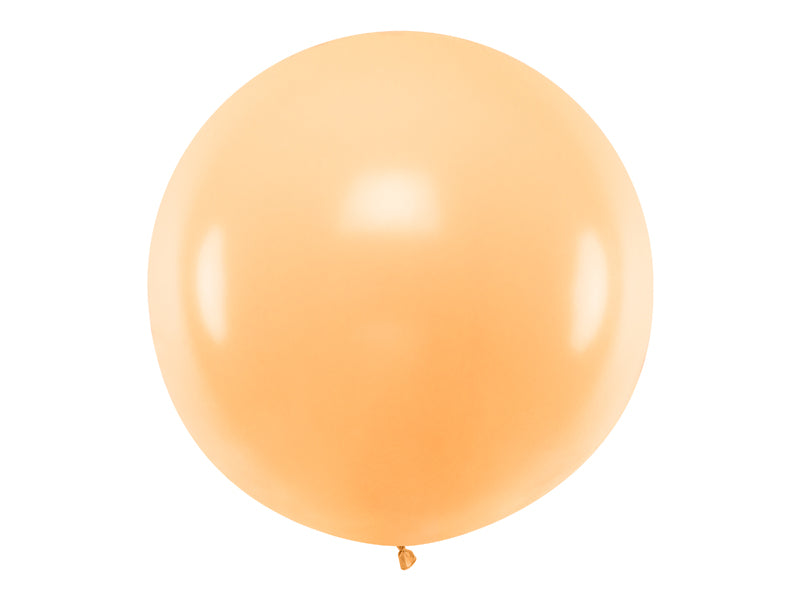 1 METER Jumbo Ballon in Pastell Peach