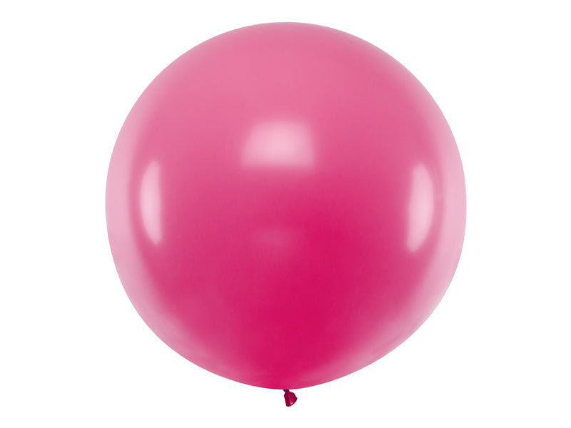 1 METER Jumbo Balloon in Pastel Fuchsia