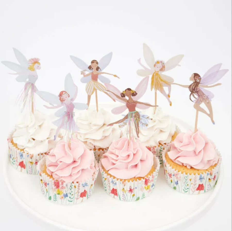 Kindergeburtstag Feen Deko Set mit Muffin Set von meri meri